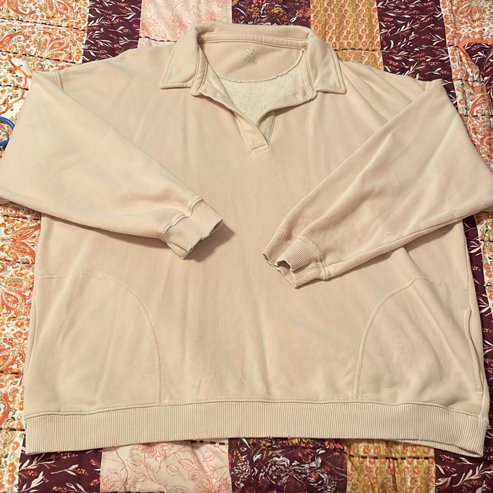 Aerie collared sweatshirt